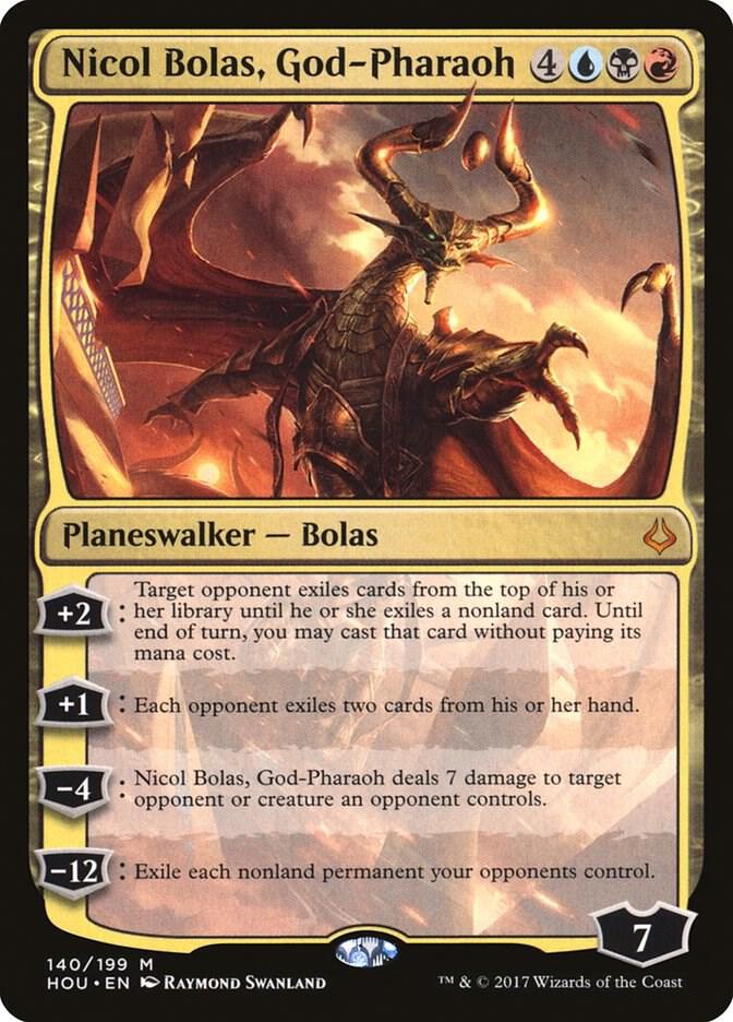 Nicol Bolas, God-Pharaoh | Hour of Devastation #140