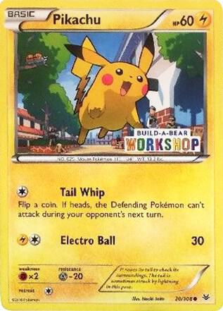 Pikachu - 20/108 (Build-A-Bear Workshop Exclusive) | Miscellaneous Cards & Products #020/108