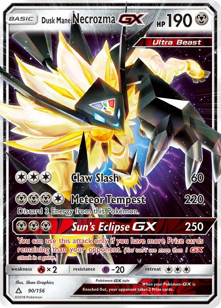 Dusk Mane Necrozma GX | SM - Ultra Prism #90/156