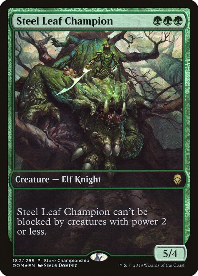 Steel Leaf Champion | Game Day & Store Championship Promos #182