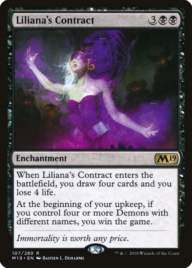 Liliana's Contract | Core Set 2019 #107