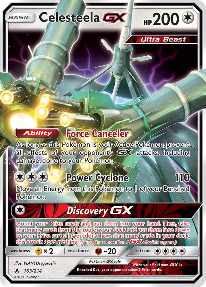 Celesteela GX | SM - Unbroken Bonds #163/214