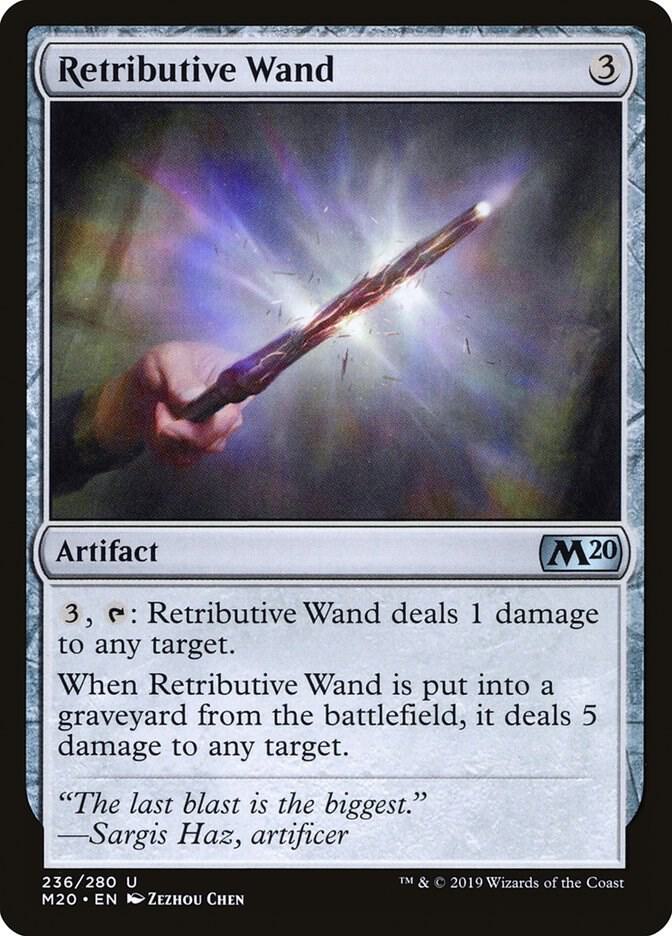 Retributive Wand | Core Set 2020 #236