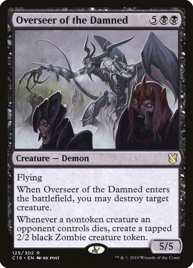 Overseer of the Damned | Commander 2019 #125