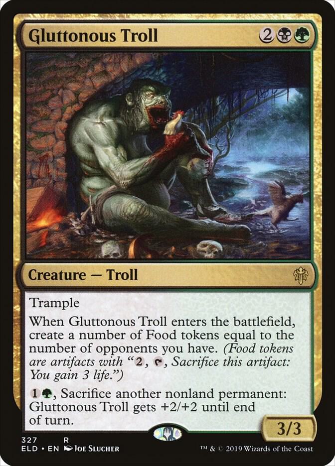 Gluttonous Troll | Throne of Eldraine #327