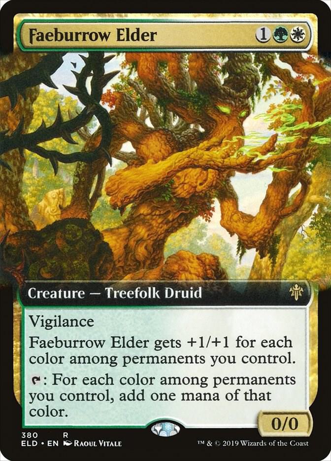 Faeburrow Elder (Extended Art) | Throne of Eldraine #380