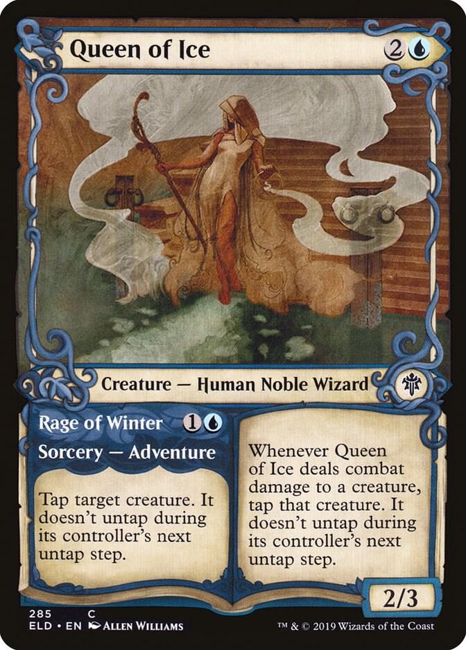Queen of Ice // Rage of Winter | Throne of Eldraine #285