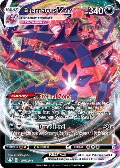 Eternatus VMAX | SWSH03: Darkness Ablaze #117/189