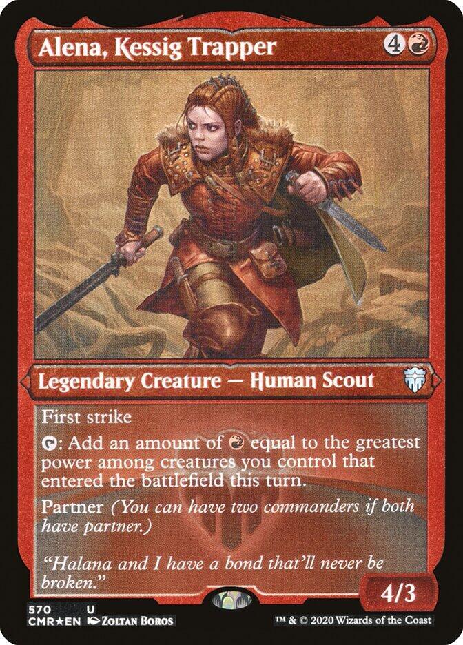 Alena, Kessig Trapper (Foil Etched) | Commander Legends #570
