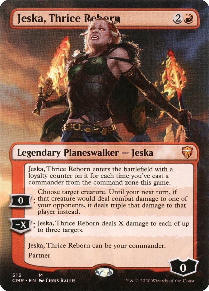 Jeska, Thrice Reborn (Borderless) | Commander Legends #513