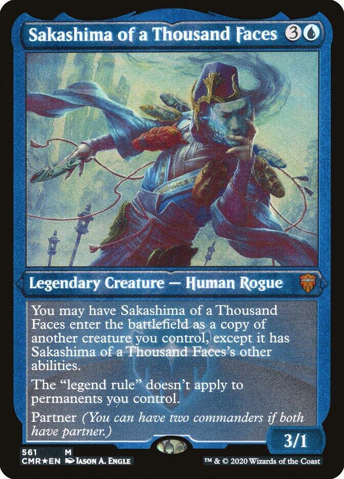 Sakashima of a Thousand Faces (Foil Etched) | Commander Legends #561