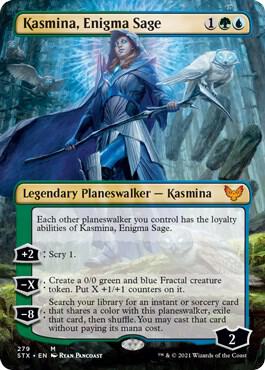 Kasmina, Enigma Sage (Borderless) | Strixhaven: School of Mages #279
