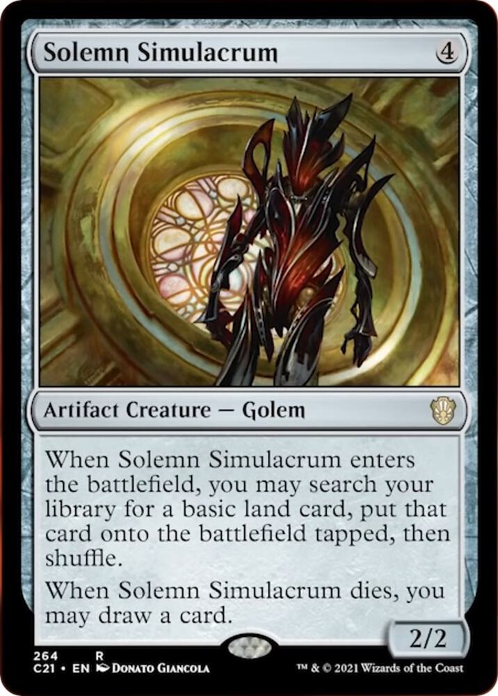 Solemn Simulacrum | Commander 2021 #264