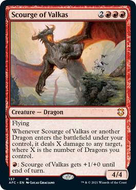 Scourge of Valkas | Commander: Adventures in the Forgotten Realms #137