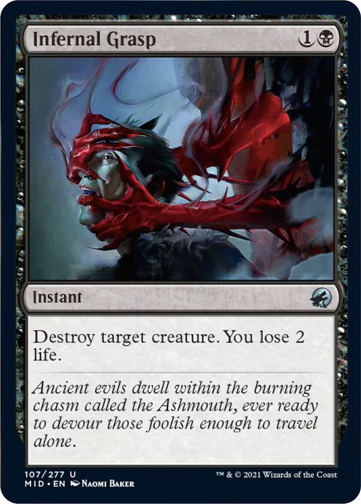 Infernal Grasp | Innistrad: Midnight Hunt #107