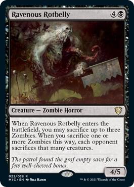 Ravenous Rotbelly | Commander: Innistrad: Midnight Hunt #22
