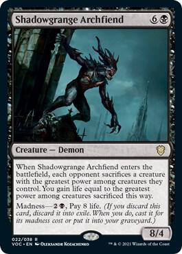 Shadowgrange Archfiend | Commander: Innistrad: Crimson Vow #22