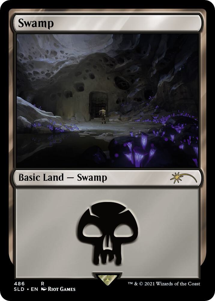 Swamp (Secret Lair x Arcane: Lands) | Secret Lair Drop Series #486