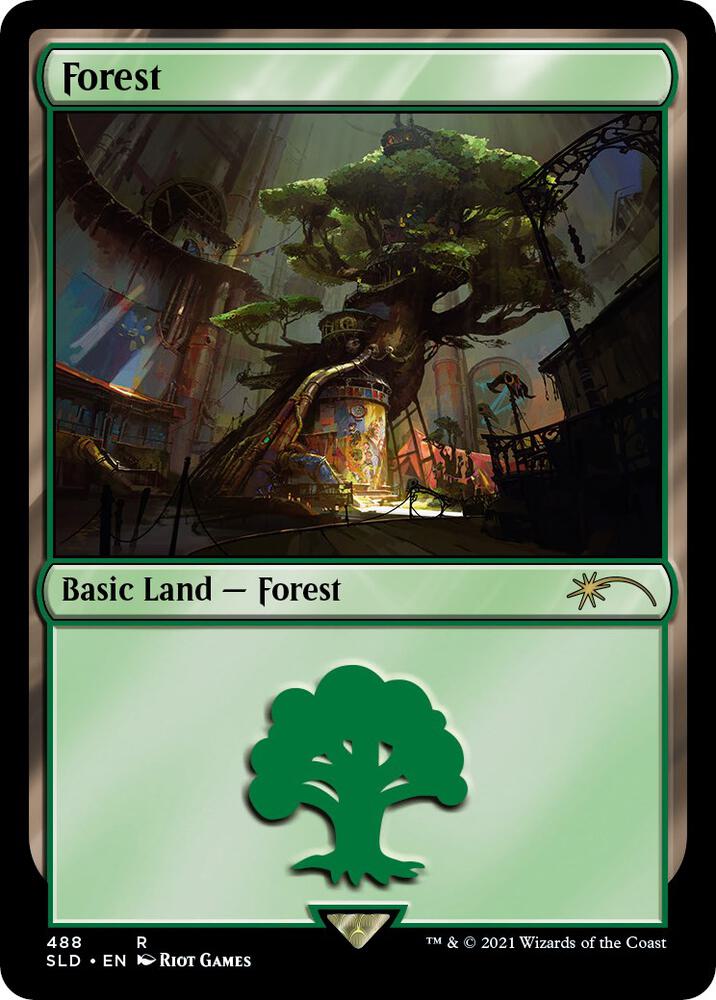 Forest (Secret Lair x Arcane: Lands) | Secret Lair Drop Series #488