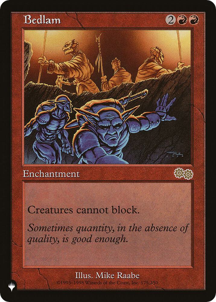 Bedlam | The List Reprints #175/350