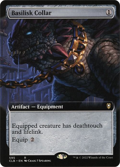 Basilisk Collar (Extended Art) | Commander Legends: Battle for Baldur's Gate #595