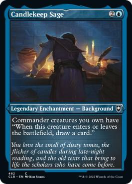 Candlekeep Sage (Foil Etched) | Commander Legends: Battle for Baldur's Gate #482