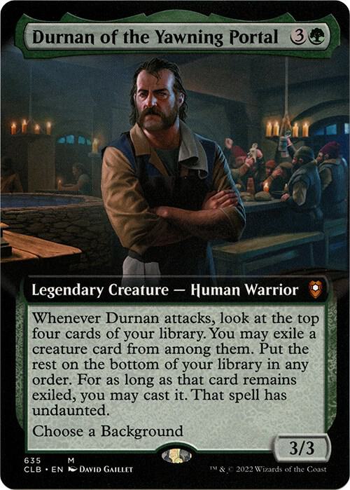 Durnan of the Yawning Portal (Extended Art) | Commander Legends: Battle for Baldur's Gate #635