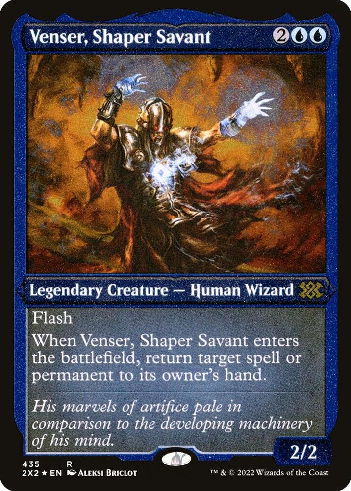 Venser, Shaper Savant (Foil Etched) | Double Masters 2022 #435