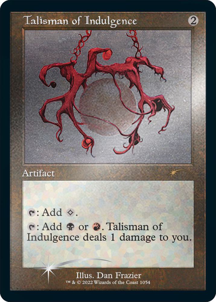 Talisman of Indulgence (Retro Frame) (Foil Etched) | Secret Lair Drop Series #1054