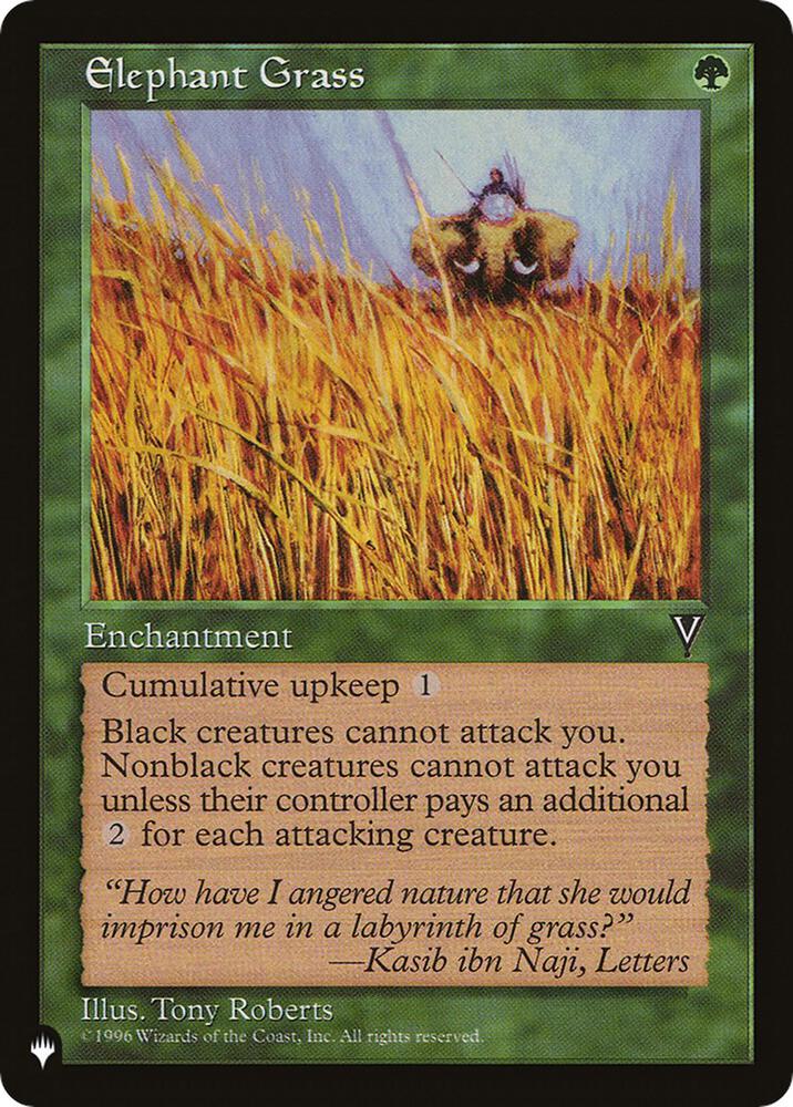Elephant Grass | The List Reprints #unknown