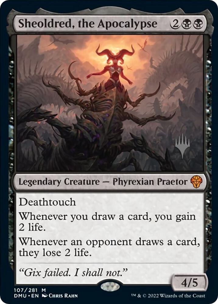 Sheoldred, the Apocalypse | Promo Pack: Dominaria United #107