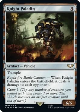 Knight Paladin | Universes Beyond: Warhammer 40,000 #160
