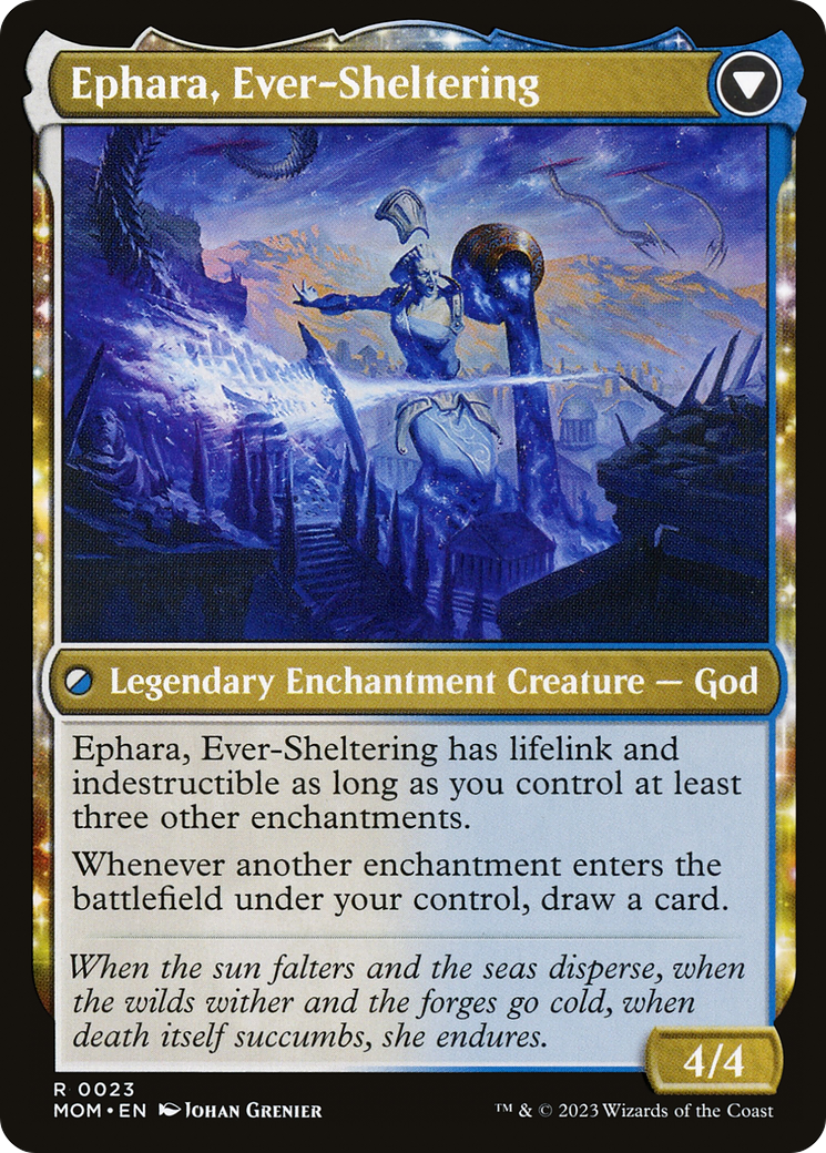 Invasion of Theros // Ephara, Ever-Sheltering | March of the Machine #23