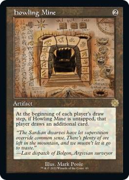 Howling Mine (Schematic) | The Brothers' War: Retro Frame Artifacts #83