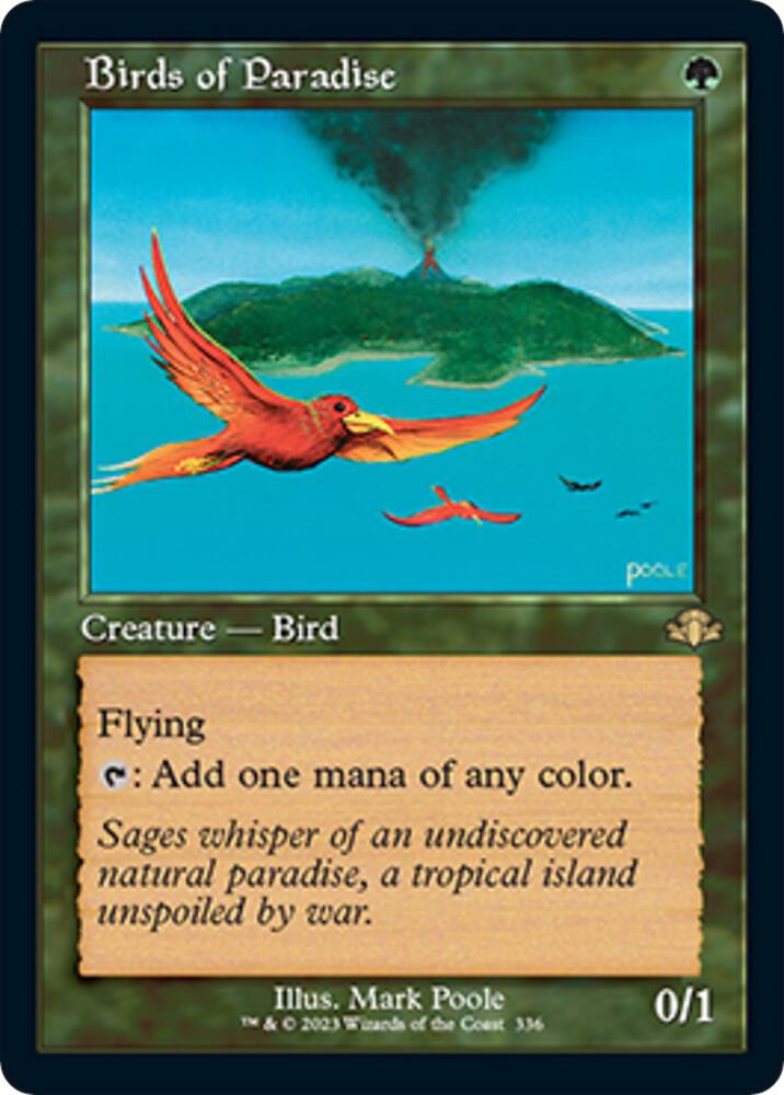 Birds of Paradise (Retro Frame) | Dominaria Remastered #336