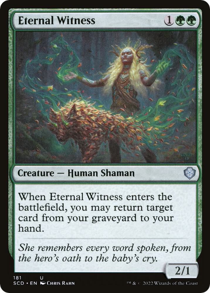 Eternal Witness | Starter Commander Decks #181