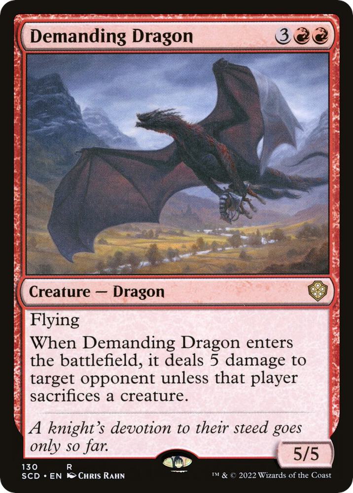 Demanding Dragon | Starter Commander Decks #130