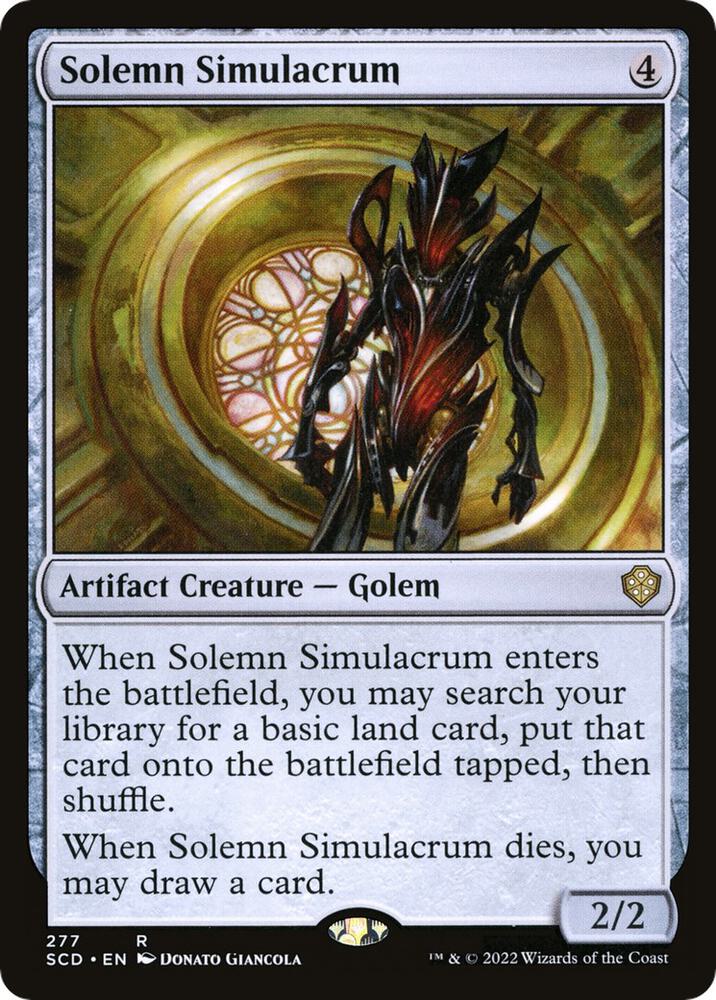 Solemn Simulacrum | Starter Commander Decks #277