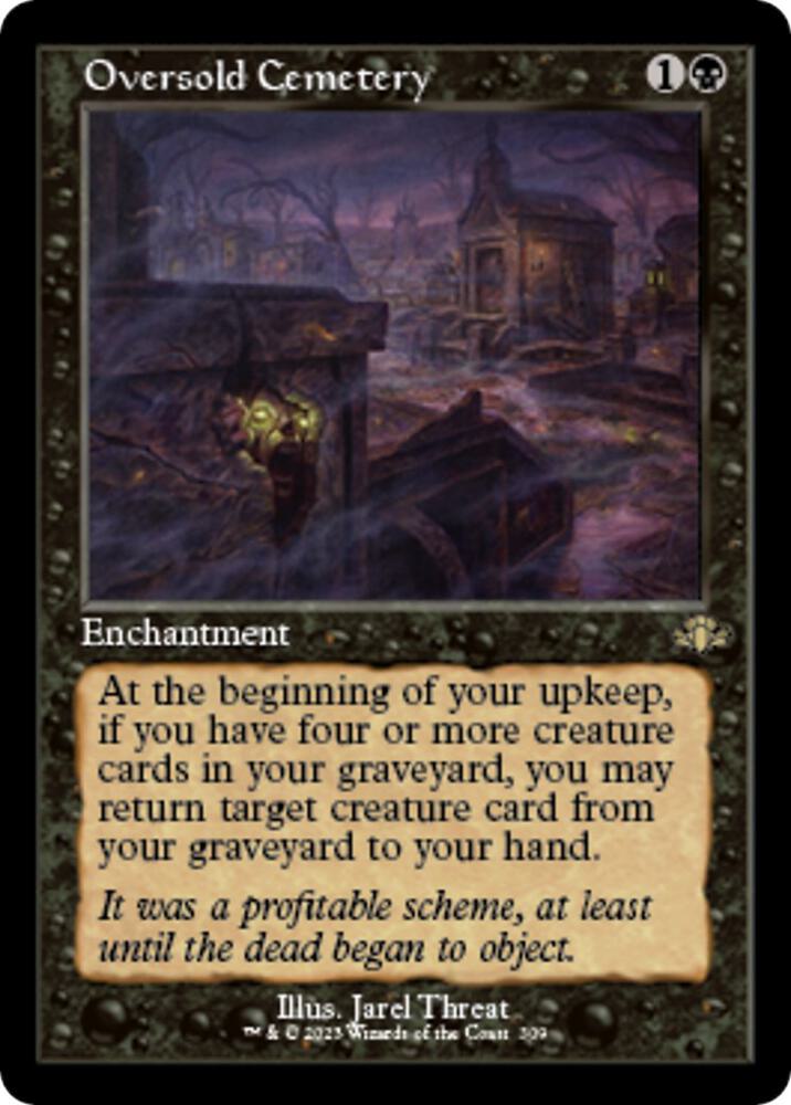 Oversold Cemetery (Retro Frame) | Dominaria Remastered #309