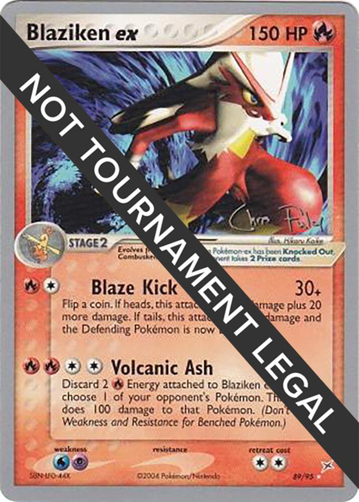 Blaziken ex - 2004 (Chris Fulop) | World Championship Decks #89/95
