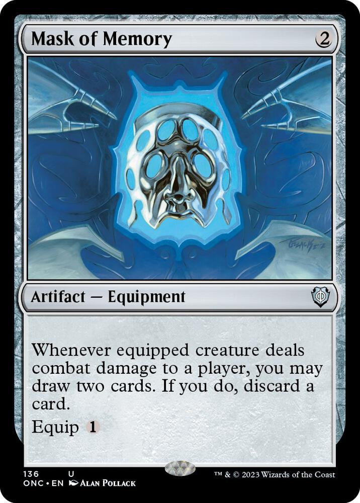 Mask of Memory | Commander: Phyrexia: All Will Be One #136