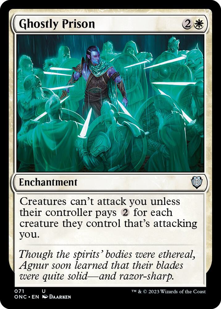 Ghostly Prison | Commander: Phyrexia: All Will Be One #71