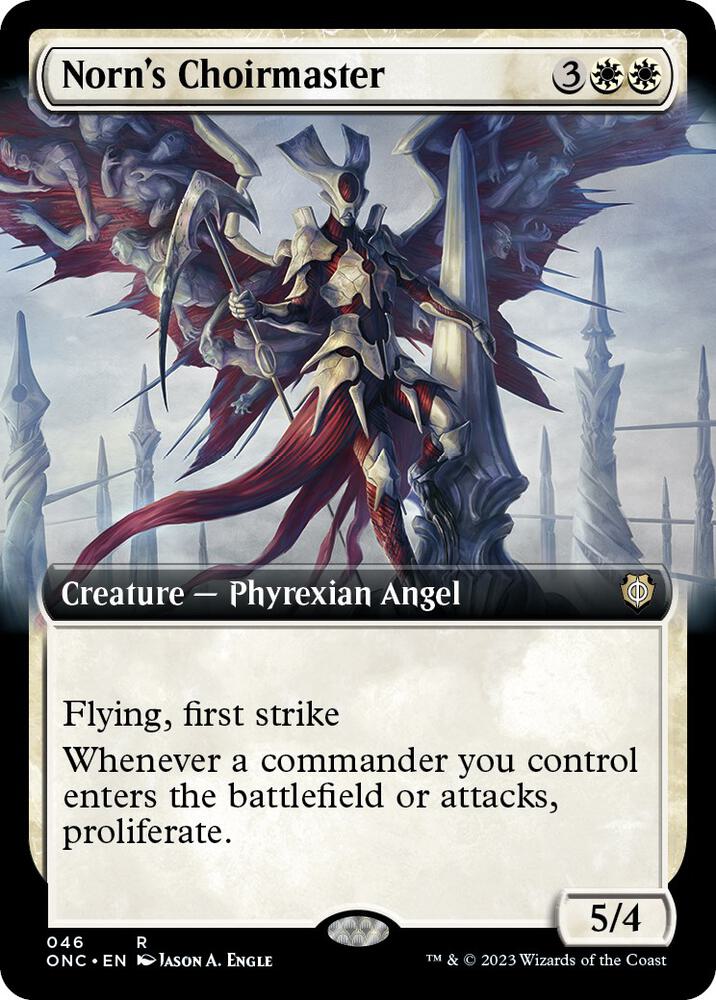 Norn's Choirmaster (Extended Art) | Commander: Phyrexia: All Will Be One #46