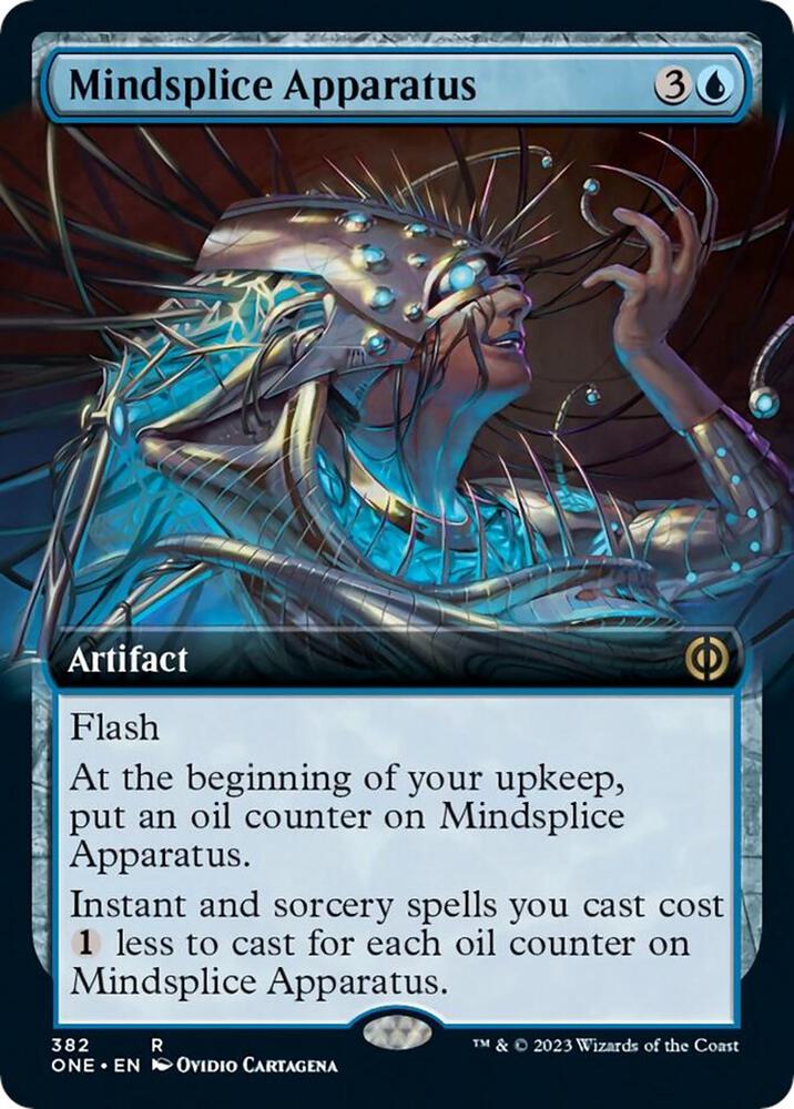 Mindsplice Apparatus (Extended Art) | Phyrexia: All Will Be One #382