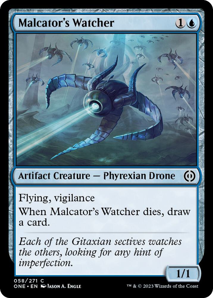 Malcator's Watcher | Phyrexia: All Will Be One #58