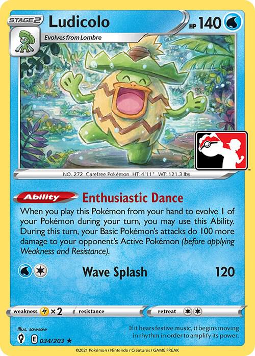 Ludicolo - 034/203 | Prize Pack Series Cards #034/203