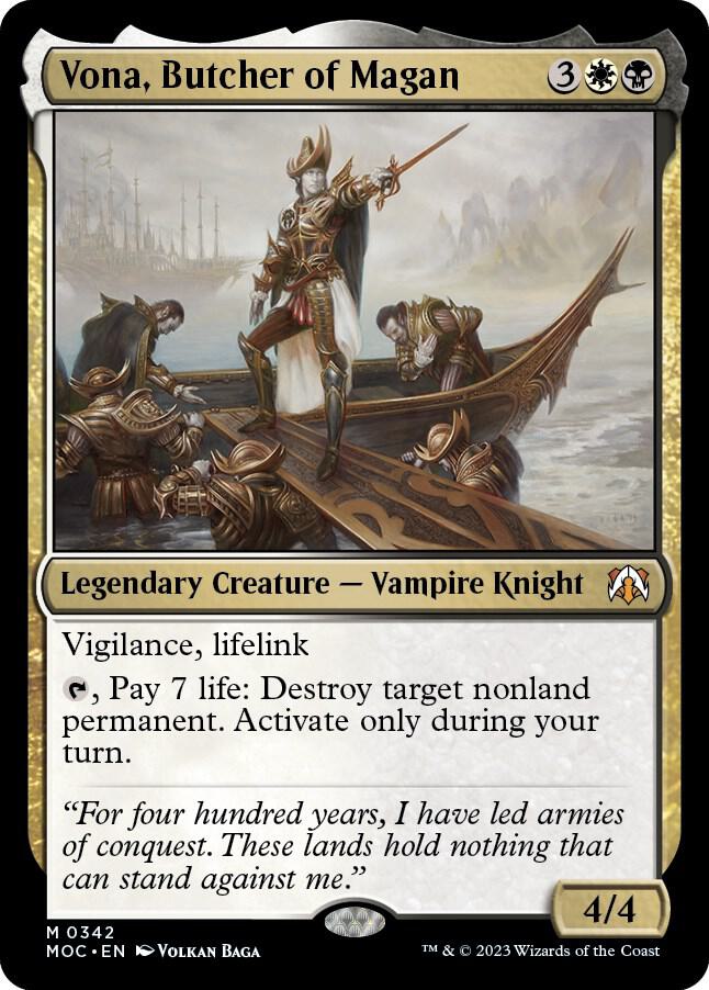 Vona, Butcher of Magan | Commander: March of the Machine #342