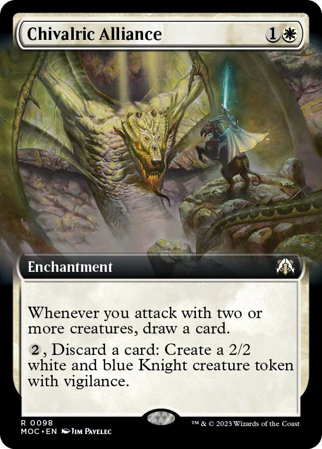 Chivalric Alliance (Extended Art) | Commander: March of the Machine #98