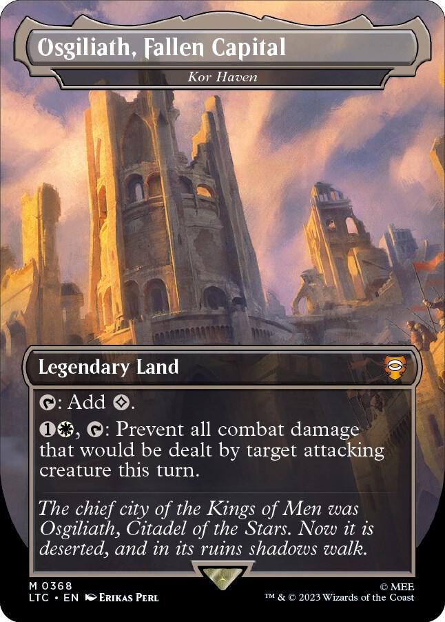 Osgiliath, Fallen Capital - Kor Haven (Borderless) | Commander: The Lord of the Rings: Tales of Middle-earth #368