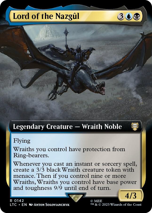 Lord of the Nazgul (Extended Art) | Commander: The Lord of the Rings: Tales of Middle-earth #142